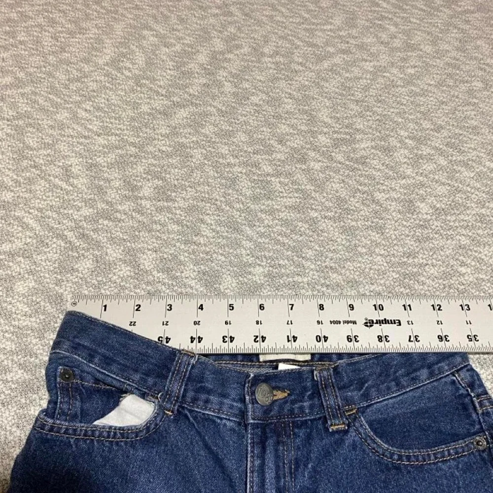 Place Blue Bootcut Jeans kids Size 12 distressed bottom. SKU-B192#bootcut